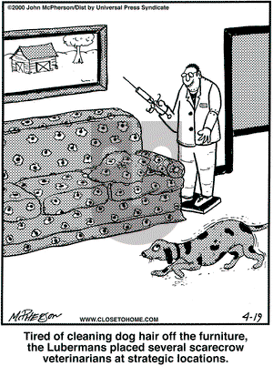 Close to Home on Wednesday April 19, 2000 Comic Strip