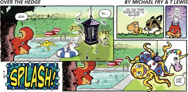 Over the Hedge on Sunday June 18, 2017 Comic Strip