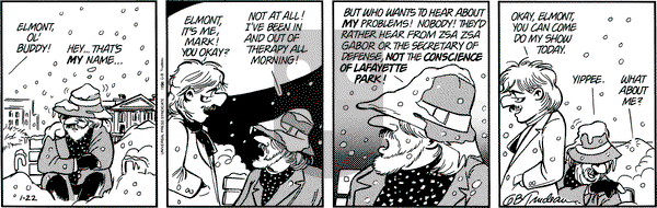 Doonesbury on Monday January 22, 1990 Comic Strip