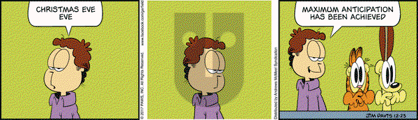 Garfield on Saturday December 23, 2017 Comic Strip