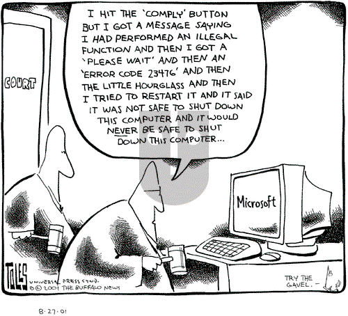 Tom Toles 8/27/01