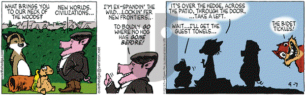 Over the Hedge on Wednesday September 7, 2011 Comic Strip