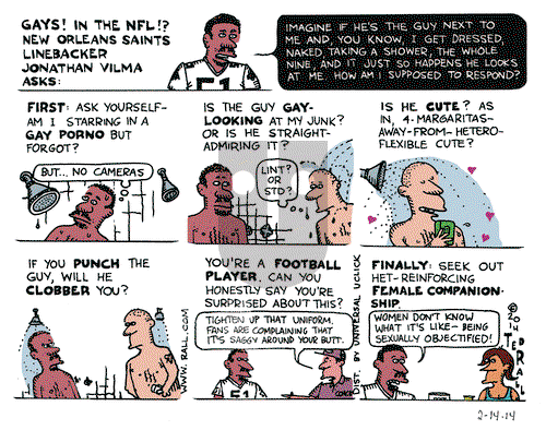 Ted Rall on Friday February 14, 2014 Comic Strip