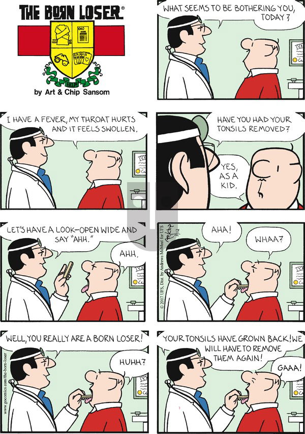 The Born Loser on Sunday March 12, 2017 Comic Strip