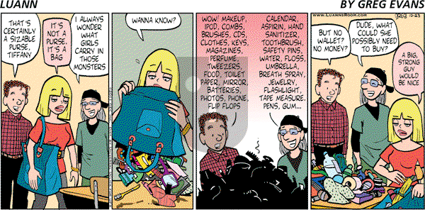 Luann on Sunday October 23, 2011 Comic Strip