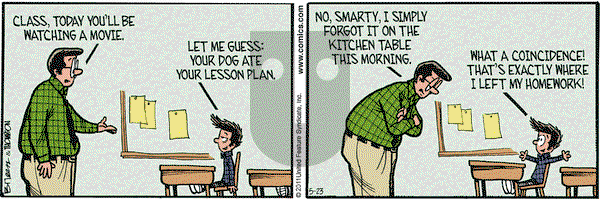 Grand Avenue on Monday May 23, 2011 Comic Strip