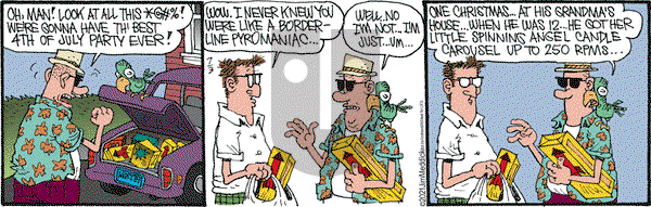 Monty on Saturday July 3, 2021 Comic Strip