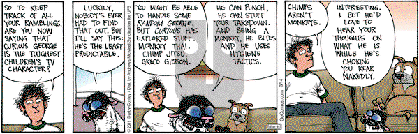 Get Fuzzy on Friday March 14, 2025 Comic Strip