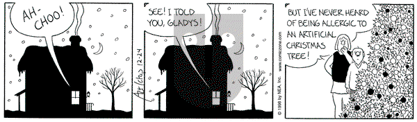 The Born Loser on Thursday December 24, 1998 Comic Strip