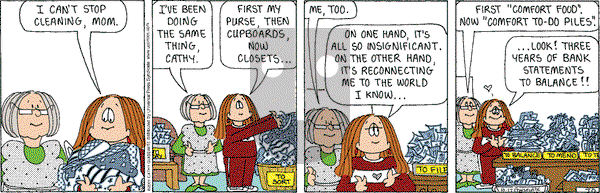 Cathy Classics on Wednesday October 17, 2001 Comic Strip