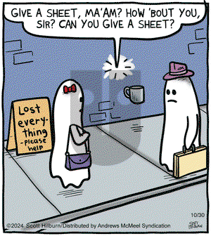 The Argyle Sweater - Wednesday October 30, 2024 Comic Strip