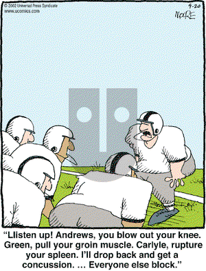 In the Bleachers on Friday September 20, 2002 Comic Strip