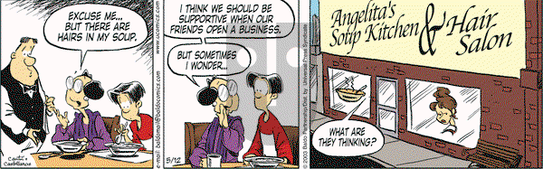 Baldo on Monday May 12, 2003 Comic Strip
