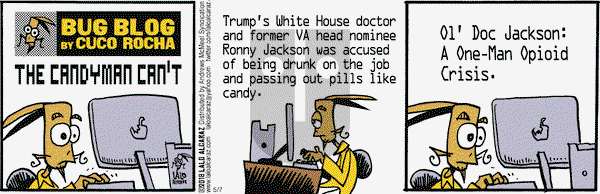 La Cucaracha on Monday May 7, 2018 Comic Strip