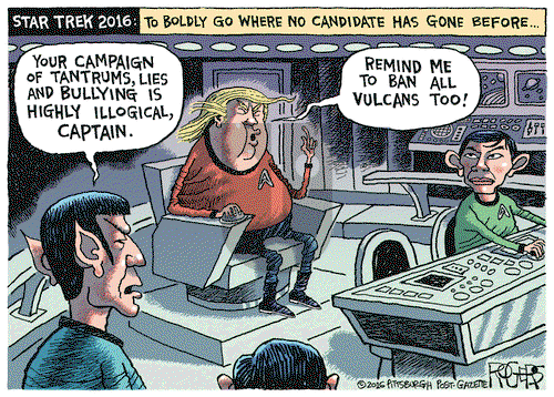 Rob Rogers on Friday September 9, 2016 Comic Strip