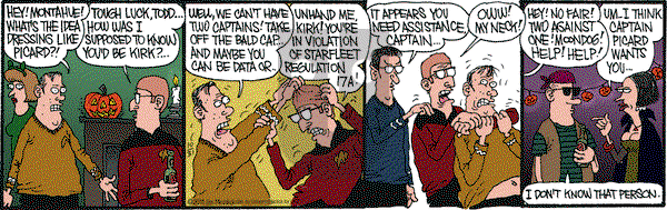 Monty on Monday October 31, 2011 Comic Strip
