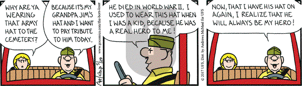 The Born Loser on Monday May 29, 2017 Comic Strip