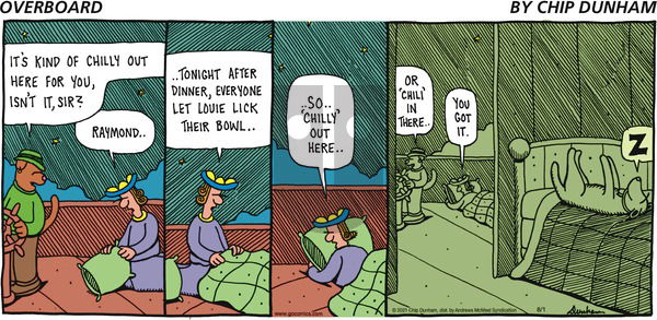 Overboard on Sunday August 1, 2021 Comic Strip