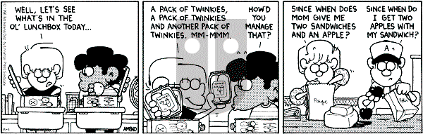 FoxTrot on Friday November 1, 1996 Comic Strip