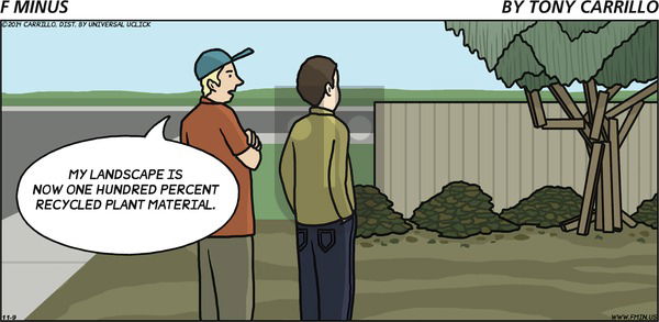 F Minus on Sunday November 9, 2014 Comic Strip