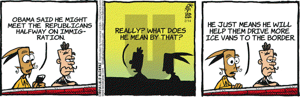 La Cucaracha on Friday February 14, 2014 Comic Strip