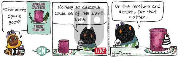 Breaking Cat News on Wednesday November 21, 2018 Comic Strip