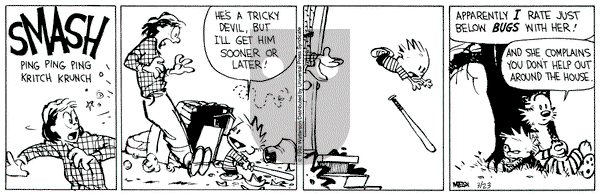 Calvin and Hobbes on Monday March 23, 1992 Comic Strip