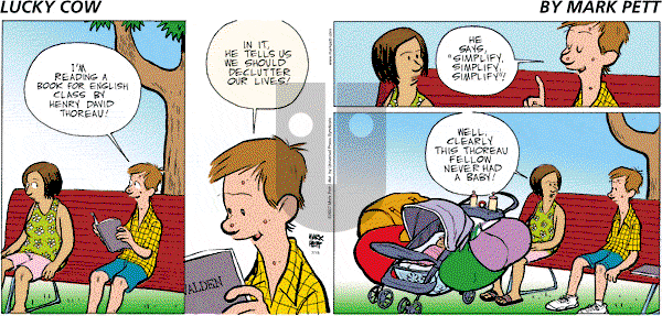 Lucky Cow on Sunday July 15, 2007 Comic Strip
