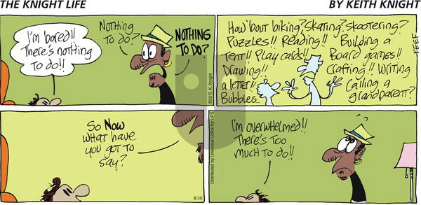 The Knight Life on Sunday August 30, 2015 Comic Strip