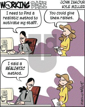 Working Daze on Monday February 9, 2004 Comic Strip