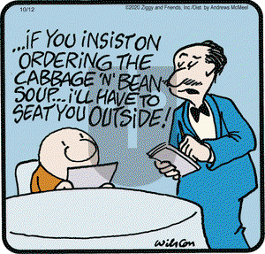 Ziggy on Monday October 12, 2020 Comic Strip