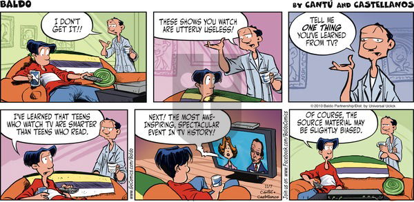 Baldo on Sunday November 7, 2010 Comic Strip
