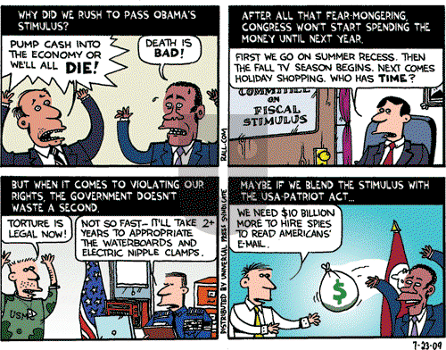 Ted Rall on Thursday July 23, 2009 Comic Strip