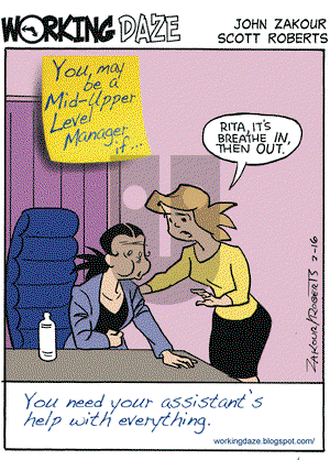 Working Daze on Monday February 16, 2009 Comic Strip
