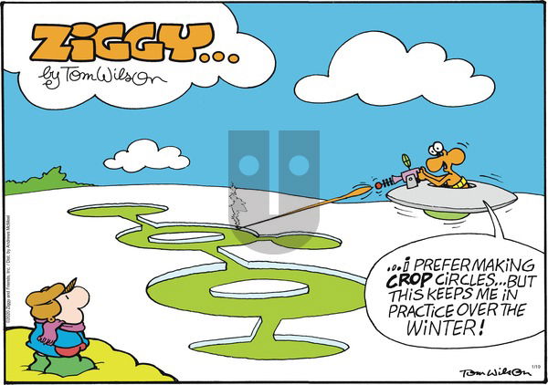 Ziggy on Sunday January 19, 2020 Comic Strip