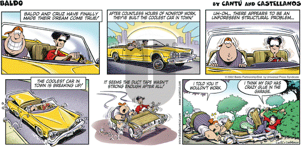Baldo on Monday September 30, 2002 Comic Strip