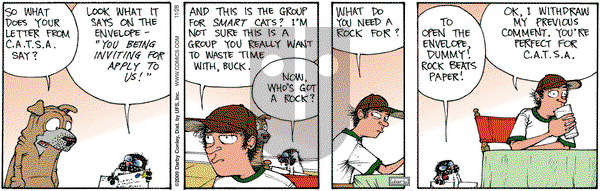 Get Fuzzy - Saturday November 28, 2009 Comic Strip