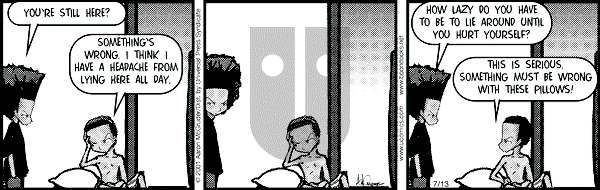 The Boondocks on Friday February 13, 2009 Comic Strip