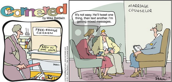 Cornered on Sunday January 16, 2011 Comic Strip