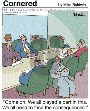 Cornered on Monday May 9, 2011 Comic Strip