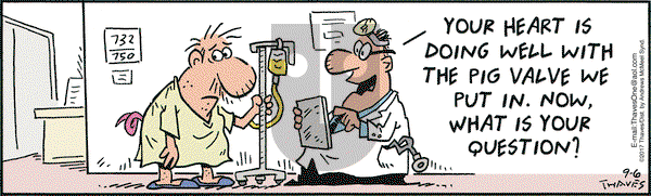 Frank and Ernest on Wednesday September 6, 2017 Comic Strip