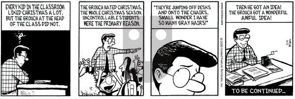 Grand Avenue on Monday December 19, 2005 Comic Strip