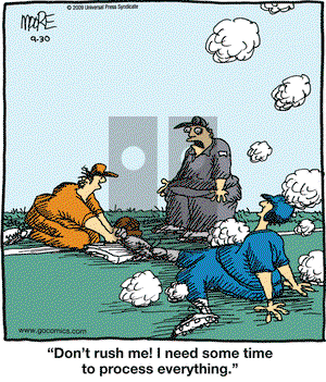 In the Bleachers on Wednesday September 30, 2009 Comic Strip