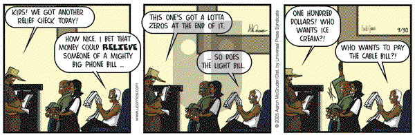 The Boondocks on Friday September 30, 2005 Comic Strip