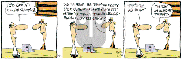 The Duplex on Tuesday April 1, 2014 Comic Strip