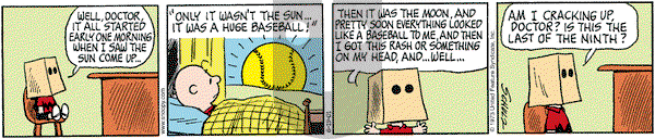 Peanuts on Tuesday June 19, 2001 Comic Strip