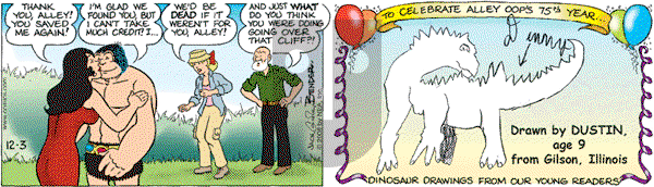 Alley Oop on Wednesday December 3, 2008 Comic Strip