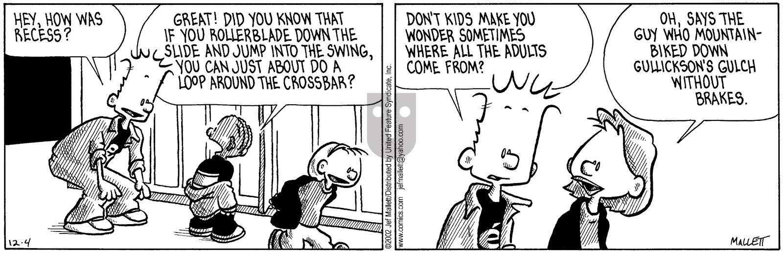 Frazz - Wednesday December 4, 2002 Comic Strip