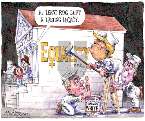 Matt Wuerker on Monday October 19, 2020 Comic Strip