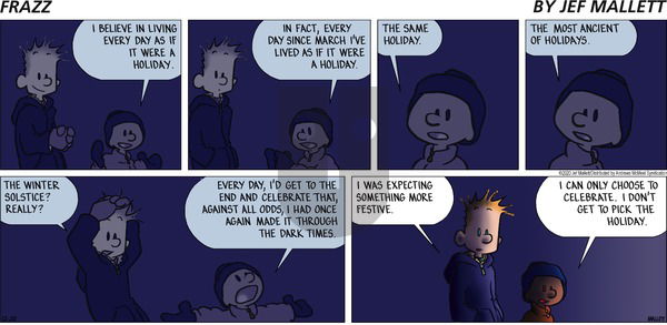Frazz on Sunday December 20, 2020 Comic Strip